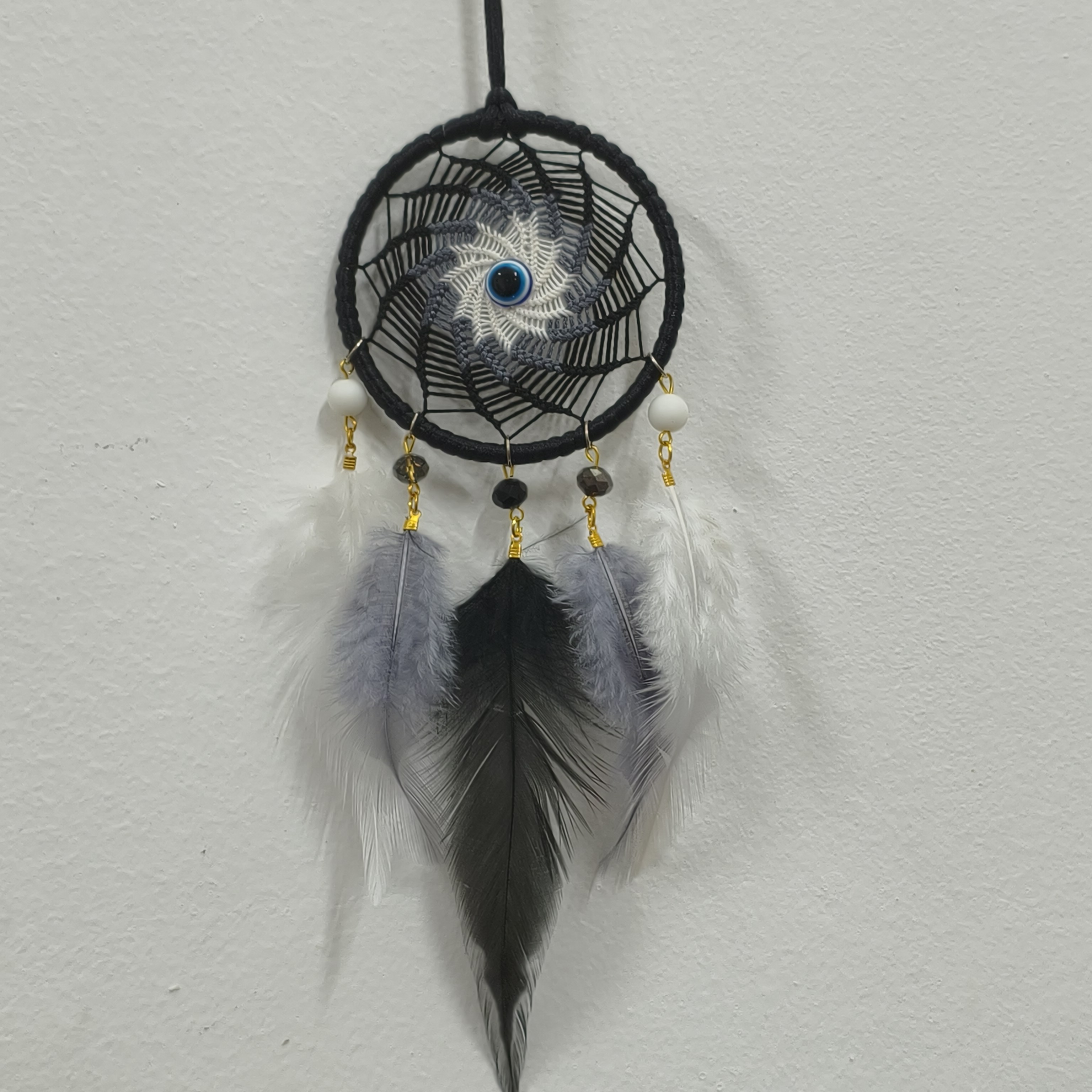 آویز آینه جلو ماشین (چشم و نظر) دست دوز