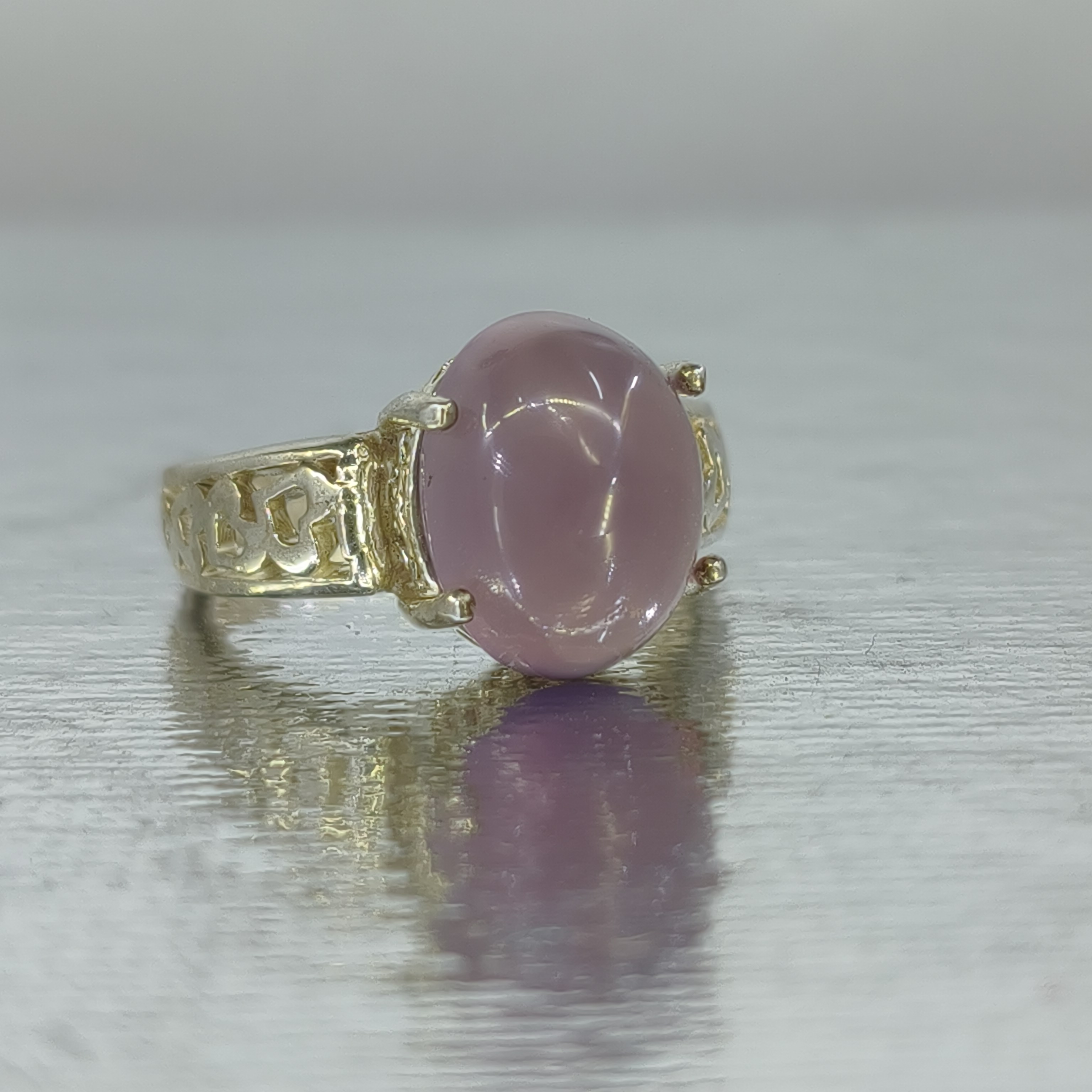 انگشتر نقره زنانه عقیق سوسنی